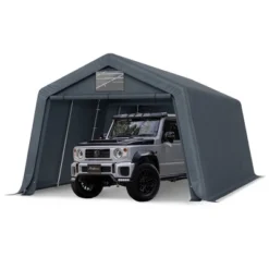 Captiva Designs Outdoor Portable Storage Shelter - Choose Between Two Spacious Garage Tents With Roll-Up Zipper Doors -Furniture GUEST 5496f32c 1fa7 4f21 992f ce3e209fc9ba