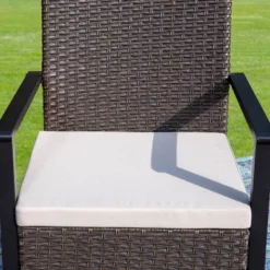 2pk Outdoor Wicker Arm Chairs - Captiva Designs -Furniture GUEST 5668ee09 9fcf 4373 b84b 911b5ebd4e7b