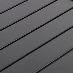 5pc Outdoor Dining Set With Padded Sling Chairs & Round Metal Table - Gray/Black - Captiva Designs -Furniture GUEST 5906fbdf 06ef 40f5 867d daed975b0997 1