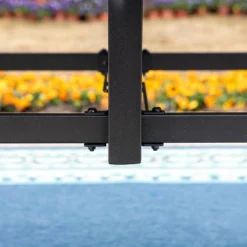 7pc Outdoor Dining Set With 7 Position Adjustable Chairs & Metal Frame Table With Umbrella Hole - Captiva Designs -Furniture GUEST 5934b062 c112 478f ae0e b86f40c1d907