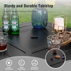 Captiva Designs 3pc Outdoor Patio Metal Bar Height Table & Bar Swivel Chair With Cushion And Armrest 24 Captiva Designs 3pc Outdoor Patio Metal Bar Height Table & Bar Swivel Chair With Cushion And Armrest -Furniture GUEST 5dbd80ea 243e 46df bfa5 37ceca4f8994 1