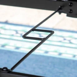 7pc Outdoor Dining Set With 7 Position Adjustable Chairs & Metal Frame Table With Umbrella Hole - Captiva Designs -Furniture GUEST 60507f6e 7617 4d1c 8f5f 1457cca2b65b