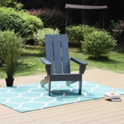 Outdoor Poplar Wood Adirondack Chair - Captiva Designs