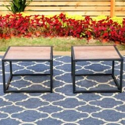Outdoor Small Square Coffee Table - Captiva Designs -Furniture GUEST 65797c5c f4fc 423d 925d 5737cb763a59