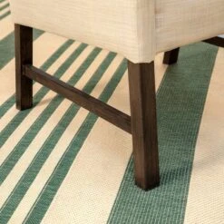 2pk Outdoor Dining Chairs With Metal Frame & Armrests - Captiva Designs: Stainless Steel, Polyester Cushions -Furniture GUEST 661714c8 00be 4232 9ea6 8b14a3f57a81