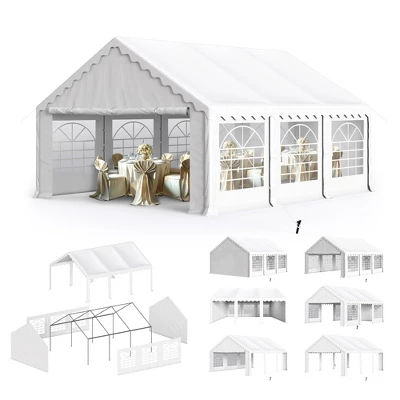 Captiva Designs Heavy-Duty Outdoor Party Tents With Removable Sidewalls - Ideal For Events And Gatherings 6 Captiva Designs Heavy-Duty Outdoor Party Tents With Removable Sidewalls - Ideal For Events And Gatherings - Image 4