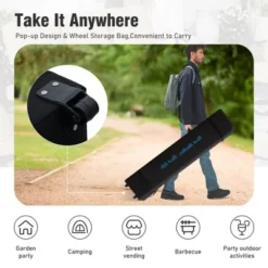 Captiva Designs 10x15 Pop Up Outdoor Commercial Heavy Duty Party Tent, White -Furniture GUEST 66b3525a b38e 482b 8761 ffcb9ae4e627