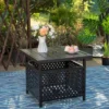 Patio Conversation Set With 360 Wicker Swivel Chairs & Side Table - Captiva Designs -Furniture GUEST 66db927b 9e85 4e51 948f 38eb435f90c7 1