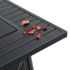 5pc Outdoor Set With Spring Motion Chairs & 28" Fire Table - Captiva Designs -Furniture GUEST 68486452 ad09 4266 a37b a4b25e8cbc33