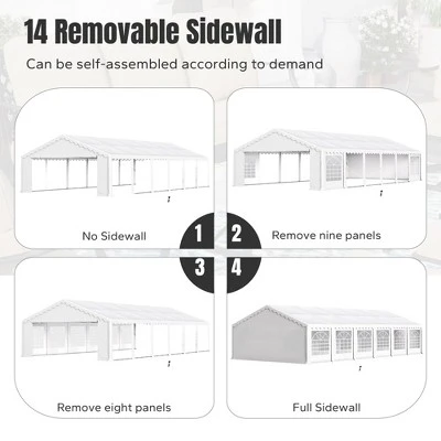 Captiva Designs Heavy-Duty Outdoor Party Tents With Removable Sidewalls - Ideal For Events And Gatherings 16 Captiva Designs Heavy-Duty Outdoor Party Tents With Removable Sidewalls - Ideal For Events And Gatherings - Image 14