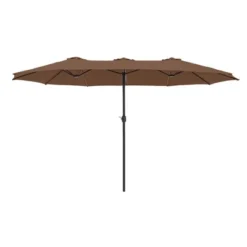 Captiva Designs 9'x15' Rectangular Outdoor Market Umbrella With Crank Handle Light -Furniture GUEST 6f0bdec9 0694 4b59 92ad d4d320b9a70b