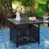 3pc Patio Dining Set With Small Square Table With Umbrella Hole - Captiva Designs: Weather-Resistant, Quick-Dry Comfort 1 3pc Patio Dining Set With Small Square Table With Umbrella Hole - Captiva Designs: Weather-Resistant, Quick-Dry Comfort -Furniture GUEST 6f4833c2 1009 43ba b7cd 810531bc01eb