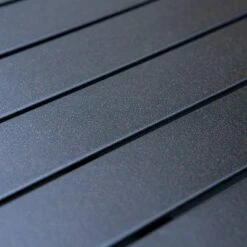 5pc Outdoor Dining Set With Seat & Back Cushions & Square Metal Table With Umbrella Hole - Captiva Designs -Furniture GUEST 70475c25 0511 4ae0 a10d 5f303a0449fd