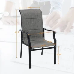 2pk Steel Patio Padded Sling Arm Chairs - Captiva Designs -Furniture GUEST 70d46ac7 7a16 49fc b422 62e6aa767fb4 2