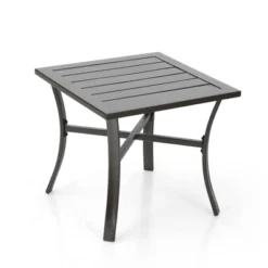 3pc Metal Conversation Set - Beige - Captiva Designs -Furniture GUEST 7299d650 2205 4730 9fd8 8bcabd3a42b7