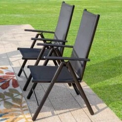 7pc Patio Dining Set With Rectangular Expandable Table & Reclining Chairs - Captiva Designs -Furniture GUEST 795ce59b f91a 40d2 879f d59d754e9a14