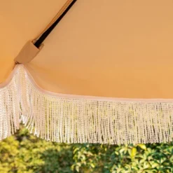 Captiva Designs 9ft Fringed Cantilever Offset Patio Market Umbrella -Furniture GUEST 7b14bf88 1668 44a7 a9a8 952aa7730a18