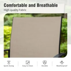 Captiva Designs 6pc Patio Dining Set Steel Table & Sling Fixed Chairs & Market Umbrella 19 Captiva Designs 6pc Patio Dining Set Steel Table & Sling Fixed Chairs & Market Umbrella -Furniture GUEST 7b803d13 5d2b 4198 86c3 a25aa4f80b60 2