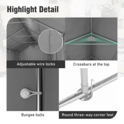 Captiva Designs 13’x26’ & 13’x32’ Heavy-Duty Canopy Tents – Waterproof, UV Resistant With Vents & Sidewalls For Events, Markets, Weddings, And Parties -Furniture GUEST 7ca0c183 8717 4d87 8792 6f32f10f9bf9