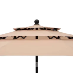 10' X 10' Outdoor 3-Tier Patio Market Umbrella - Captiva Designs -Furniture GUEST 7d0dd0f1 fd11 4c3b bf06 eafe7e18e76d