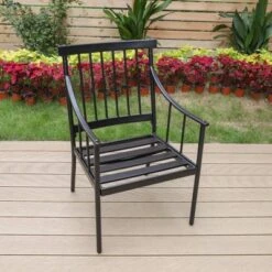 2pk Outdoor Steel Arm Chairs With Cushions - Captiva Designs 18 2pk Outdoor Steel Arm Chairs With Cushions - Captiva Designs -Furniture GUEST 7d33718e caa9 4732 be7e 45fe778b1dff