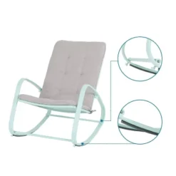 Outdoor Rocking Chair - Green - Captiva Designs -Furniture GUEST 7db79b67 007c 493c 87fb 65f9092aa623