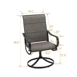 3pc Patio Dining Set With Small Square Table & 360 Swivel Padded Arm Chairs - Captiva Designs: Weather-Resistant Outdoor Furniture 26 3pc Patio Dining Set With Small Square Table & 360 Swivel Padded Arm Chairs - Captiva Designs: Weather-Resistant Outdoor Furniture -Furniture GUEST 7e7feb99 0785 4cbb b598 6a04d9f20f03