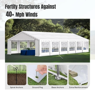 Captiva Designs Heavy-Duty Outdoor Party Tents With Removable Sidewalls - Ideal For Events And Gatherings 15 Captiva Designs Heavy-Duty Outdoor Party Tents With Removable Sidewalls - Ideal For Events And Gatherings - Image 13