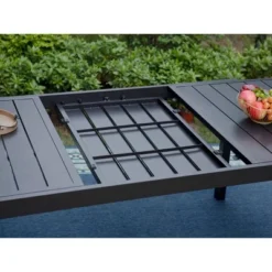 7pc Patio Dining Set With Expandable Steel Table & Metal Padded Arm Chairs - Captiva Designs 19 7pc Patio Dining Set With Expandable Steel Table & Metal Padded Arm Chairs - Captiva Designs -Furniture GUEST 84495aa8 71ad 4621 9829 9bd8feba2f61