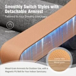 Captiva Designs Outdoor Patio Oversized Modern Luxury Conversation Sofa Set With Extra Thick Cushion And Coffee Table -Furniture GUEST 87fab2a1 7794 4063 ba48 72da323ae6a5