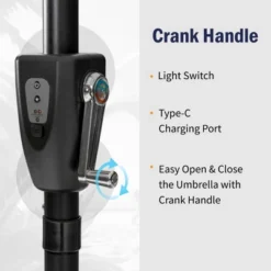 Captiva Designs 13ft Large Double-Sided Patio Umbrella, Outdoor Market Rectangle Umbrella (No Base) -Furniture GUEST 887d2b40 375d 4a82 a66e acddf79d99bf