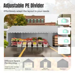 Captiva Designs 13’x26’ & 13’x32’ Heavy-Duty Canopy Tents – Waterproof, UV Resistant With Vents & Sidewalls For Events, Markets, Weddings, And Parties