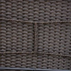 5pc Patio Dining Set With Rattan Arm Chairs & Square Faux Wood & Steel Tabletop - Captiva Designs -Furniture GUEST 8b8ee159 4757 416b b07f 8225af1f0b5c 1