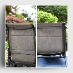 5pc Patio Dining Set With Square Table & Padded Arm Chairs - Captiva Designs -Furniture GUEST 8bbef6a3 c2cb 4f89 9fb8 688ca6415086