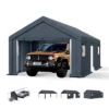 Captiva Designs Outdoor Portable Storage Shelter - Choose Between Two Spacious Garage Tents With Roll-Up Zipper Doors -Furniture GUEST 8fc829f2 569f 48ef 8800 9642e9b1a84b