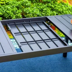 Captiva Designs 9pc Patio Extendable Steel Dining Table And Fixed Wicker Chairs With Thick Cushions -Furniture GUEST 90c3d7af d426 47b5 8d03 acffdc3bf566 2