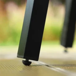 3pc Patio Conversation Set With Wicker Rattan Chairs With Cushions & Square Side Table - Captiva Designs -Furniture GUEST 9a76c017 4438 4869 a279 9822a9b1f7af