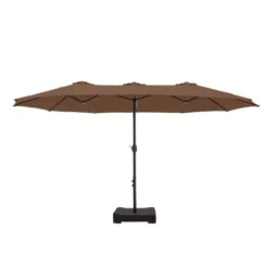Captiva Designs 9'x15' Rectangular Outdoor Market Umbrella With Extra Large Base -Furniture GUEST 9b7dbdfc 4591 4e6c 9dee 0e0b03fd2453