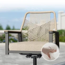 Captiva Designs 9pc Patio Extendable Steel Dining Table And Swivel Wicker Chairs With Thick Cushions 19 Captiva Designs 9pc Patio Extendable Steel Dining Table And Swivel Wicker Chairs With Thick Cushions -Furniture GUEST 9c048c44 69a7 41f9 ace9 f87e697fbc00 1