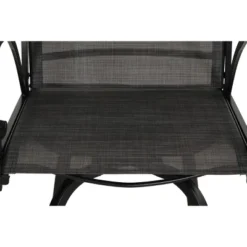 2pk Outdoor Swivel Bar Stools With Metal Frame & Sling Fabric - Captiva Designs -Furniture GUEST 9c9b1e88 21c1 4336 a465 01994eb69317