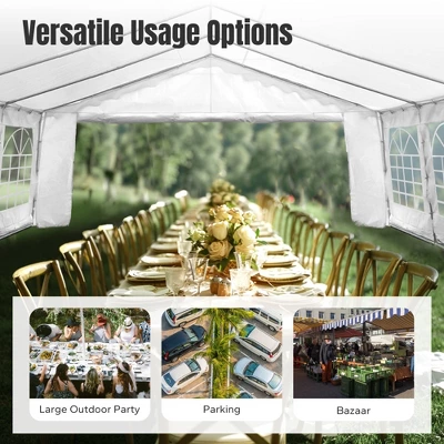 Captiva Designs Heavy-Duty Outdoor Party Tents With Removable Sidewalls - Ideal For Events And Gatherings 4 Captiva Designs Heavy-Duty Outdoor Party Tents With Removable Sidewalls - Ideal For Events And Gatherings - Image 2