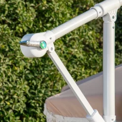 Captiva Designs 9ft Fringed Cantilever Offset Patio Market Umbrella -Furniture GUEST a1f53297 723b 4b89 882a 7fd49783b4ff