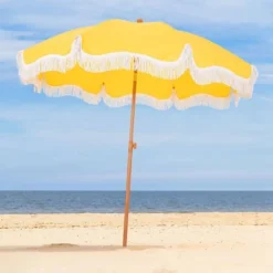 Captiva Designs 7ft Fringed Elegant Valance Crank Tilt Patio Market Umbrella -Furniture GUEST a1fbcd03 da64 42c8 8518 065f738a5783