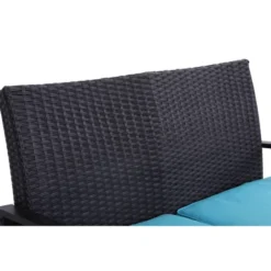 Rattan Wicker Patio Loveseat - Captiva Designs -Furniture GUEST a216bfa2 5a0f 42fe 9de1 e64bf7a885f8