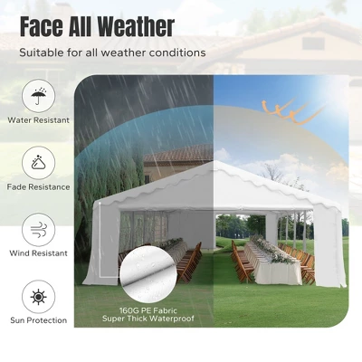 Captiva Designs Heavy-Duty Outdoor Party Tents With Removable Sidewalls - Ideal For Events And Gatherings 13 Captiva Designs Heavy-Duty Outdoor Party Tents With Removable Sidewalls - Ideal For Events And Gatherings - Image 11