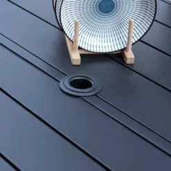 7pc Patio Dining Set With Rectangle Table With 1.57" Umbrella Hole And 360 Swivel Padded Cushioned Arm Chairs - Captiva Designs -Furniture GUEST a28f9f46 8239 4006 9883 ced4b4407126