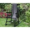 Outdoor Poplar Wood Rocking Chair - Captiva Designs -Furniture GUEST a4bbf27c 8bd2 44b1 9e50 7524ee8ad40b