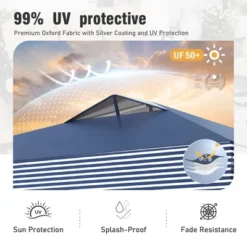 Captiva Designs 10’x10’ Pop-Up Canopy Tent With Sidewalls – Easy Setup, Waterproof, And Ventilated For Outdoor Events And Parties -Furniture GUEST a50dcd33 2340 436a 9ed4 c543705778cd