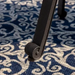 Captiva Designs 3pc Cast Aluminum Outdoor Patio Dining Set With Bar Stools Brown -Furniture GUEST a523b164 67f9 4819 aed2 cd9445c287c2