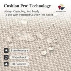 Captiva Designs 9pc Patio Dining Set With Spacious Slat-top Square Metal Table & Beige Rattan Chairs -Furniture GUEST a560b6e2 25f9 4ead b33e dcb7b4d81b26 2